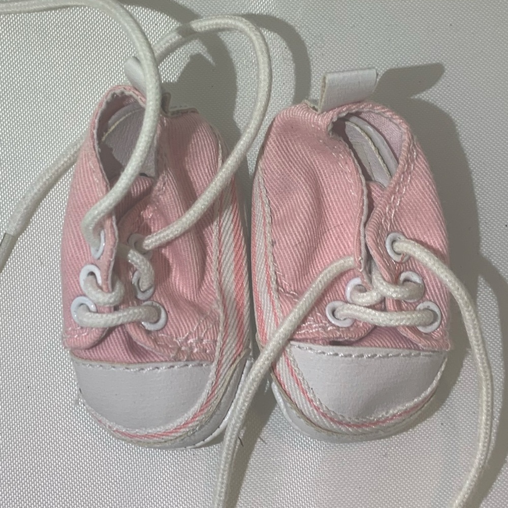Pink Canvas Sneakers fit 18" AMERICAN Girl Dolls-Canvas Sneakers Fit 18"  Dolls